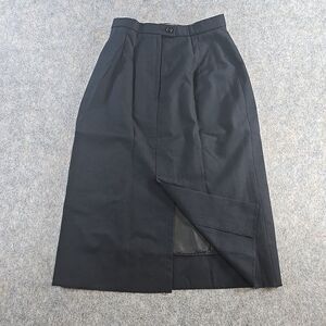 Defense Logistics Agency Military Dress Skirt Women's 4MP Black Wool Blend Omega